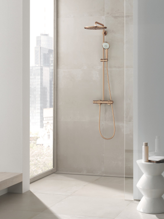 Sistem de dus Grohe 26075DL0, 310 mm, 1 bar, 110 mm, 1.75 m, 1132 mm, 470 mm, 1 functii palarie dus, Cupru [1]