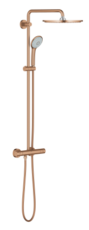 Sisteme de dus - Sistem de dus Grohe 26075DL0, 310 mm, 1 bar, 110 mm, 1.75 m, 1132 mm, 470 mm, 1 functii palarie dus, Cupru