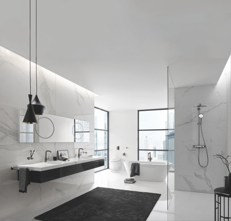 Sistem de dus Grohe 26507A00, Euphoria SmartControl 310, termostat, 310 mm, aparent, anti-calcar, lucios, grafit [2]