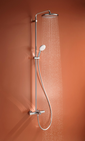 Sistem de dus Grohe 26672001, 250 mm, 1 bar, 110 mm, 1.75 m, 1588 mm, 412 mm, 1 functii palarie dus, Crom [6]