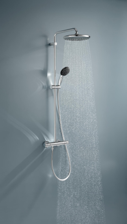 Sistem de dus Grohe 26677001, 250 mm, 1 bar, 110 mm, 1.75 m, 1132 mm, 412 mm, 1 functii palarie dus, Crom [5]