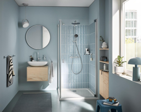 Sistem de dus Grohe 26677001, 250 mm, 1 bar, 110 mm, 1.75 m, 1132 mm, 412 mm, 1 functii palarie dus, Crom [6]