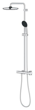 Sistem de dus Grohe 26677001, 250 mm, 1 bar, 110 mm, 1.75 m, 1132 mm, 412 mm, 1 functii palarie dus, Crom [3]