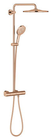 Sistem de dus Grohe 26836DA0, SmartActive, aparent, termostat, 310 mm, 1 functie, lucios, cupru [1]