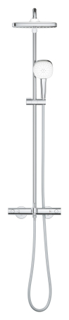 Sistem de dus Grohe 26975001, 250 mm, 1 bar, 110 mm, 1.75 m, 1132 mm, 412 mm, 1 functii palarie dus, Crom [3]