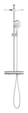 Sistem de dus Grohe 27966001, 310 mm, 1 bar, 130 mm, 1.75 m, 472 mm, 1 functii palarie dus, 3 functii para dus, Crom [1]