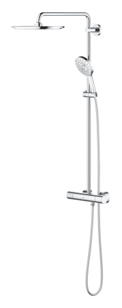 Sistem de dus Grohe 27966001, 310 mm, 1 bar, 130 mm, 1.75 m, 472 mm, 1 functii palarie dus, 3 functii para dus, Crom [2]