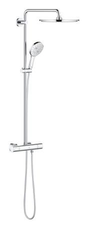 Sisteme de dus - Sistem de dus Grohe 27966001, 310 mm, 1 bar, 130 mm, 1.75 m, 472 mm, 1 functii palarie dus, 3 functii para dus, Crom