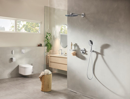 Sistem de dus Grohe 34863000, 322 mm, 1 bar, 130 mm, 1.5 m, 135 mm, 430 mm, 3 functii palarie dus, Crom [1]