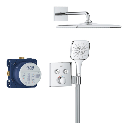 Sistem de dus Grohe 34865000, 310 mm, 1 bar, 130 mm, 1.5 m, 135 mm, 422 mm, 1 functii palarie dus, Crom [1]