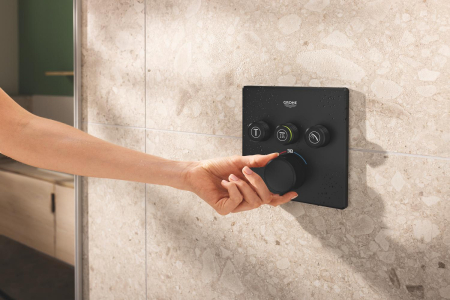 Sistem de dus Grohe 348752430, dus SmartControl Cube, tip incastrare incastrat, pentru dus, termostat, negru [8]