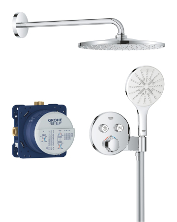 Sisteme de dus - Sistem de dus Grohe 34877000, 310 mm, 1 bar, 130 mm, 1.5 m, 135 mm, 422 mm, 1 functii palarie dus, Crom