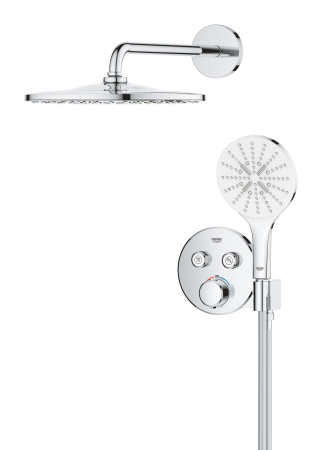 Sistem de dus Grohe 34877000, 310 mm, 1 bar, 130 mm, 1.5 m, 135 mm, 422 mm, 1 functii palarie dus, Crom [1]