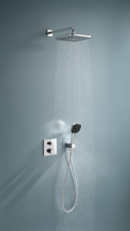 Baie - Sistem de dus Grohe 34882000, Grohtherm, tip incastrare incastrat, pentru dus, pentru un dus confortabil zilnic, crom