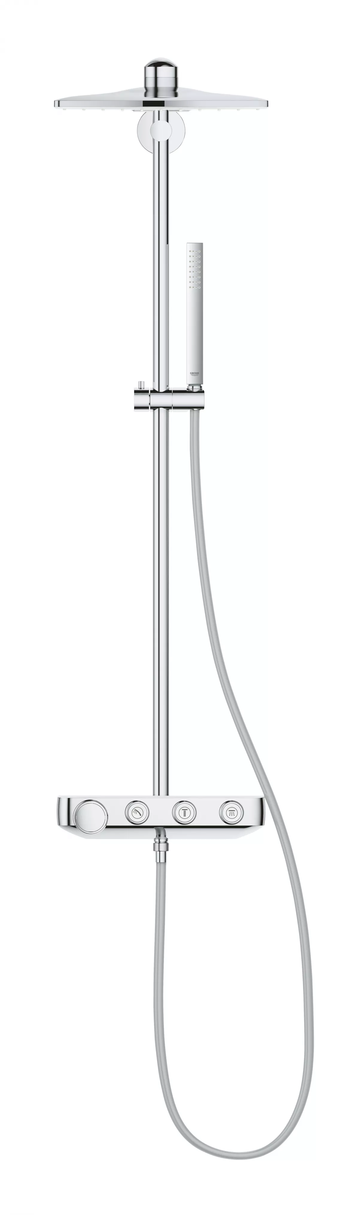 Sistem de dus Grohe Euphoria SmartControl 310, termostat, 310 mm, aparent, 3 functii, crom, 26508LS0 [1]