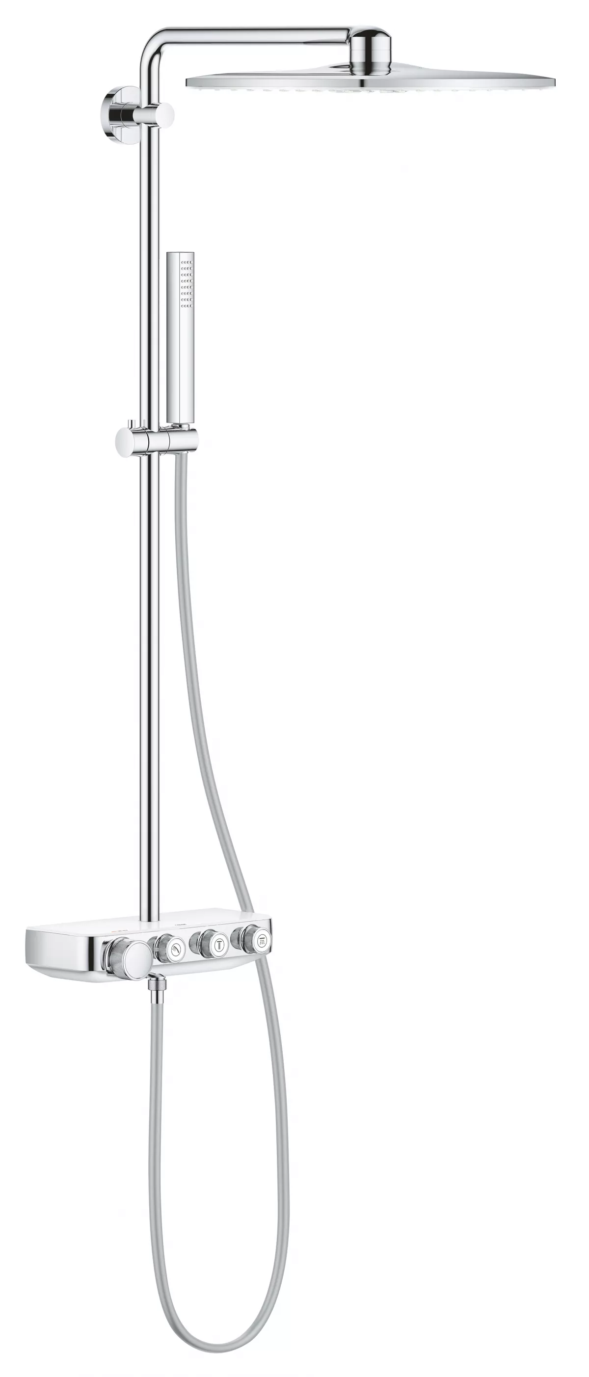 Sistem de dus Grohe Euphoria SmartControl 310, termostat, 310 mm, aparent, 3 functii, crom, 26508LS0 [0]
