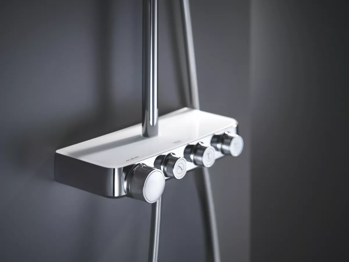 Sistem de dus Grohe Euphoria SmartControl 310, termostat, 310 mm, aparent, 3 functii, crom, 26508LS0 [4]