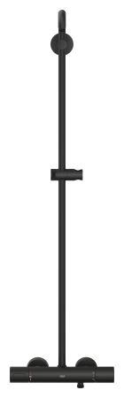 Sistem de dus Grohe SmartActive 310, aparent, termostat, 310 mm, mat, negru, 22119KF0 [4]