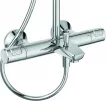 Sistem de dus Ideal Standard CeraTherm, aparent, termostat, pipa cada, 200 mm, crom, A7590AA [1]