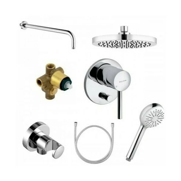 Sisteme de dus - Sistem de dus incastrat Kludi Bozz A-QA 200 crom