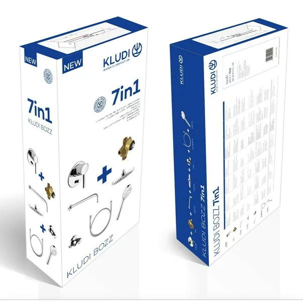 Sistem de dus incastrat Kludi Bozz A-QA 200 crom [1]