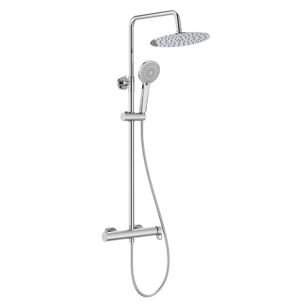 Sisteme de dus - Sistem de dus Roca A5A9A6EC00, 250 mm, 1 bar, 100 mm, 1.5 m, 970 mm, 340 mm, 1 functii palarie dus, Crom