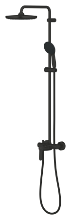 Sistem dus Grohe 266732431, 250 mm, 0.9 bar, 110 mm, 1.75 m, 1118 mm, 412 mm, 1 functii palarie dus, Negru [2]