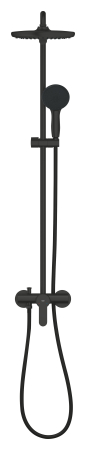 Sistem dus Grohe 266732431, 250 mm, 0.9 bar, 110 mm, 1.75 m, 1118 mm, 412 mm, 1 functii palarie dus, Negru [3]