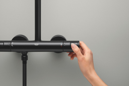 Sistem dus Grohe 269842431, 250 mm, 1 bar, 110 mm, 1.75 m, 1588 mm, 412 mm, 1 functii palarie dus, Negru [10]
