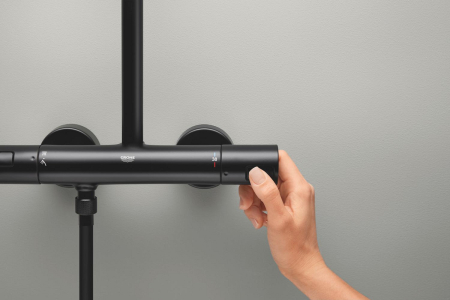 Sistem dus Grohe 269842431, 250 mm, 1 bar, 110 mm, 1.75 m, 1588 mm, 412 mm, 1 functii palarie dus, Negru [9]