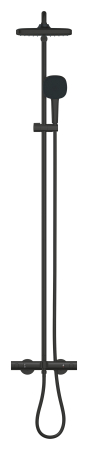 Sistem dus Grohe 269842431, 250 mm, 1 bar, 110 mm, 1.75 m, 1588 mm, 412 mm, 1 functii palarie dus, Negru [3]