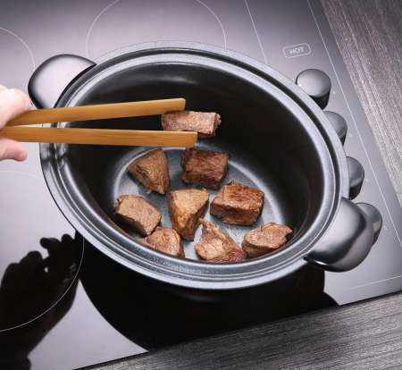 Slow cooker Russell Hobbs, 3.5L, 3 setari temperatura, vas ceramic detasabil, mentinere cald, negru [2]
