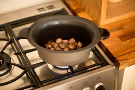 Slow cooker Russell Hobbs, 3.5L, 3 setari temperatura, vas ceramic detasabil, mentinere cald, negru [5]