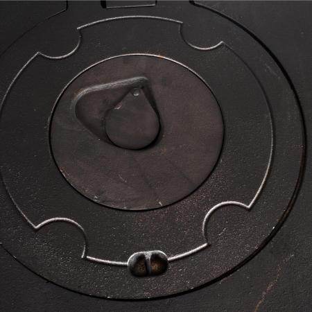 Soba pe lemne 9kW Grand Fantazia Lux, cos dreapta [4]