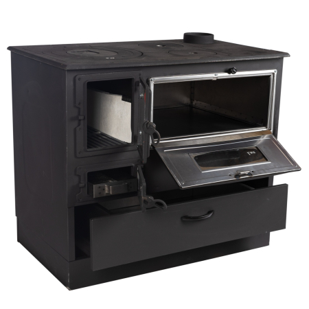 Soba pe lemne 9kW Grand Fantazia Lux, cos dreapta [1]