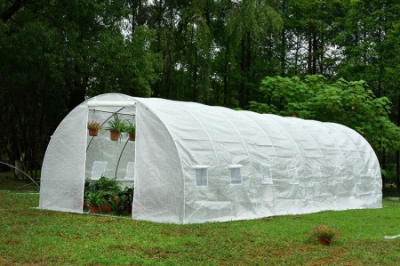 Solar/Sera 8X3x2m Micul Fermier GF-2046, Polietilena, Densitate 140G/mp UV4 [1]