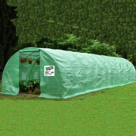 Sere si solarii - Solar/Sera Micul Fermier MF-SS1012-G01, 12X3x2m, Polietilena, Densitate 140G/mp