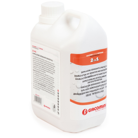 Incalzire in pardoseala - Solutie curatare si protectie instalatii termice Giacomini K382Y001, 2 in 1 anticalcar si anticoroziune, 1 litru