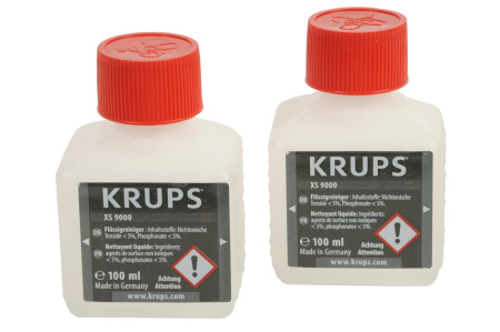 Bucatarie - Solutie de curatare espressoare Krups XS900031 pentru sistemul de cappuccino, set 2 × 100 ml