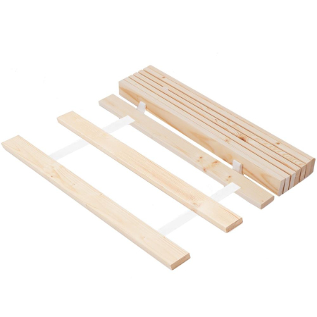 Somiera de pat cu sipci din lemn de pin si molid, 11 benzi, 120x200cm [2]