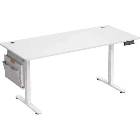 Dormitor & birou - Birou electric reglabil pe inaltime, cadru metalic, functie memorie 4 pozitii, 160x70x(72-120) cm, alb