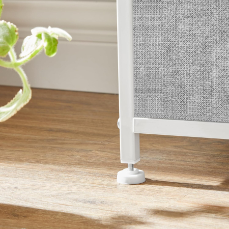 SONGMICS Comoda cu 8 sertare din material textil, cadru metalic si blat MDF, 80x30x81 cm, gri si alb [4]