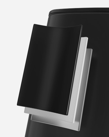 Cos gunoi 34x29x54 cm, 30L, cu pedala, capac silentios si galeata interioara detasabila, negru [3]