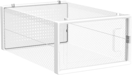 SONGMICS Cutii de pantofi, set de 12 organizatoare stivuibile, structura rezistenta ABS, 34x23x14 cm, transparent [3]