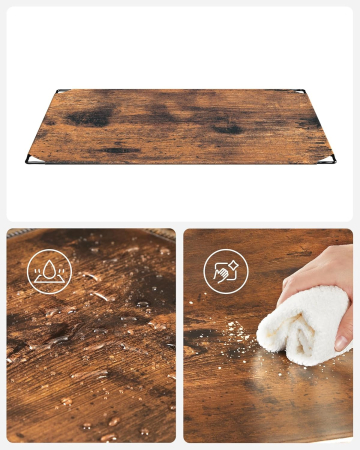 Etajera pantofi 43x31x173 cm, 10 compartimente modulare, usa frontala, maro rustic [6]