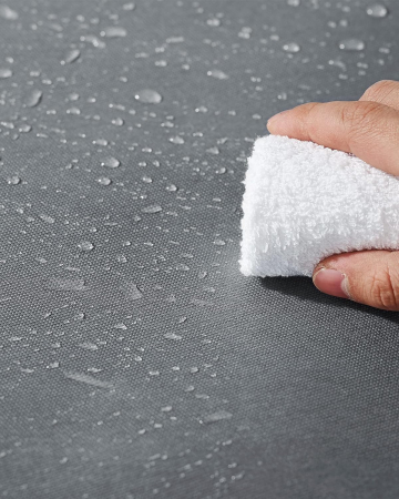 SONGMICS Garderoba pentru depozitarea hainelor, din material textil, cu 3 compartimente, 45x150x175cm, gri [8]