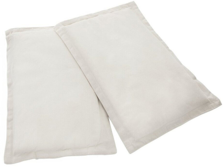 Hamac dublu cu bara lemn, perne incluse, maxim 300 kg, 210x150 cm, bej [12]