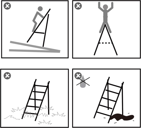 SONGMICS Scara pliabila cu 2 trepte, cauciuc antiderapant, cu maner, sarcina 150 kg, otel, 50x60x44cm, gri si negru [8]