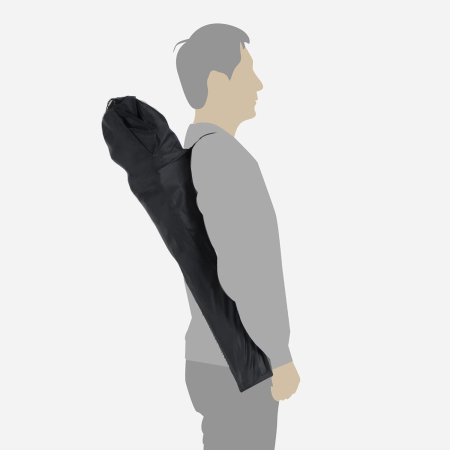 Scaun pliabil camping cu sezut buretat, suport bauturi, husa transport, 250 kg, 90x55x102 cm, albastru [1]