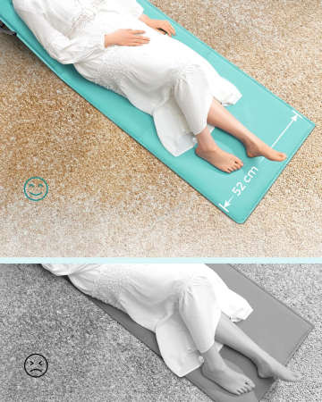 Set 2 sezlonguri plaja pliabile, spatar reglabil 4 pozitii, perna si buzunar incluse, otel galvanizat, max 150 kg, 158x55 cm, albastru turqoise [6]